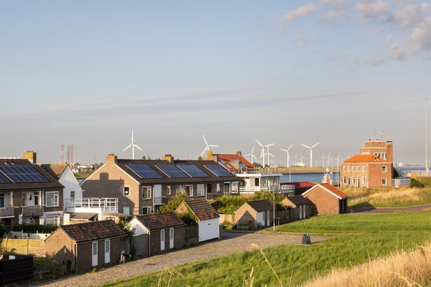 Vlissingen met windmolens door Lea Rae (bron: Shutterstock)