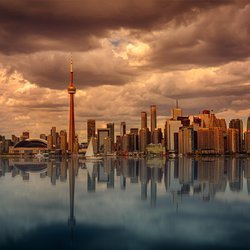 Zonsondergang Toronto door jplenio (bron: pixabay.com)