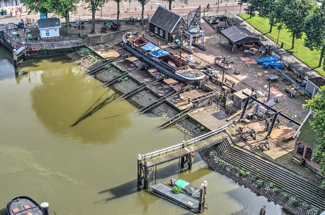 Oud scheepswerf in Rotterdam door Frans Blok (bron: Shutterstock)