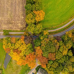 Vlakbij Sint-Michielsgestel, luchtfoto door Paul Rouleau (bron: Shutterstock)