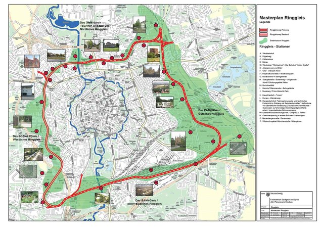 Masterplan Ringgleis door Stadt Braunschweig (bron: Stadt Braunschweig)