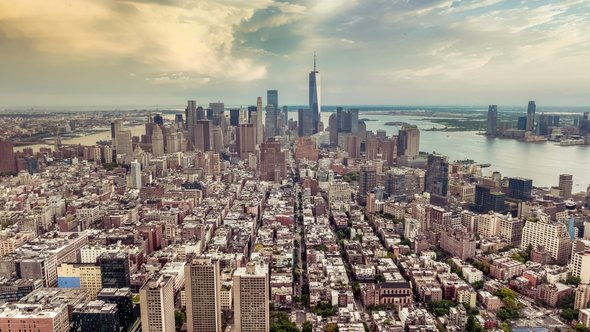 New York City, Cityscape van Manhattan door marchello74 (bron: shutterstock)