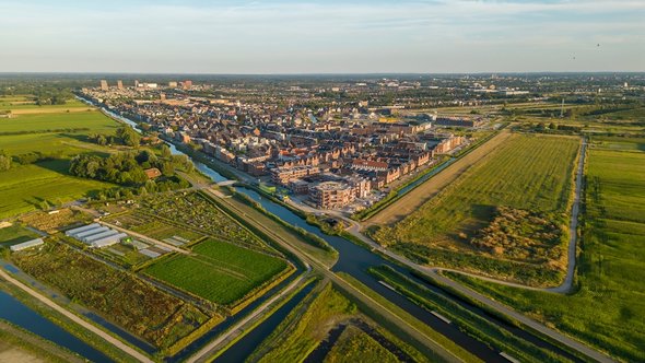 Luchtfoto van Amesfoort door Fotos1501gpr (bron: Shutterstock)