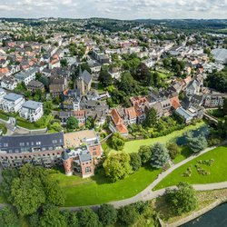 Luchtfoto van Essen, Duitsland door Lukassek (bron: Shutterstock)