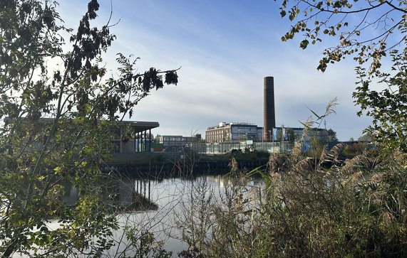 Suikerterrein vanaf de oever door Rinske Brand (bron: Rinske Brand)