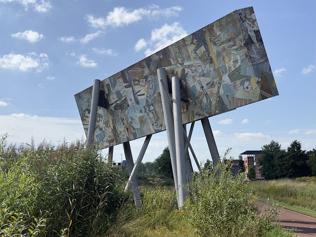 Kunstwerk Libeskind door Kees de Graaf (bron: Kees de Graaf)