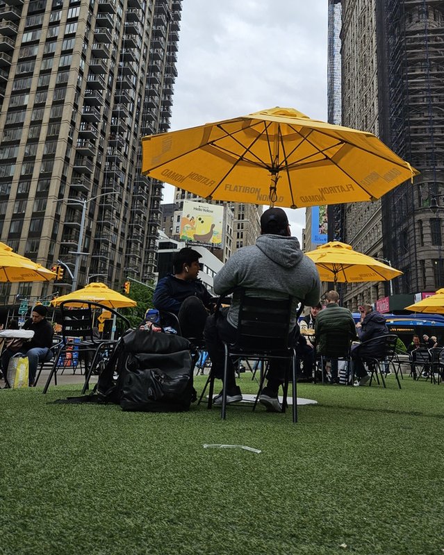 Broadway / Flat Iron Public Plaza door Lex de Jong (bron: Urban Boost)