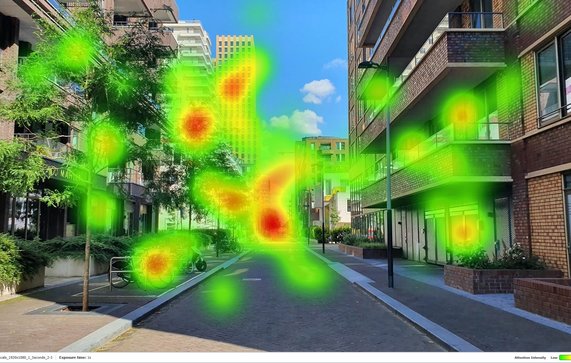 Heat Map door HvA Lectoraat Bouwtransformatie (bron: HvA Lectoraat Bouwtransformatie)