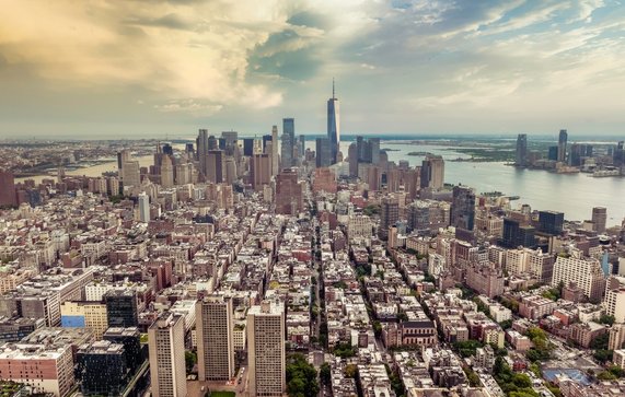 New York City, Cityscape van Manhattan door marchello74 (bron: shutterstock)