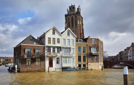 Overstroming, Dordrecht door R. de Bruijn_Photography (bron: Shutterstock)