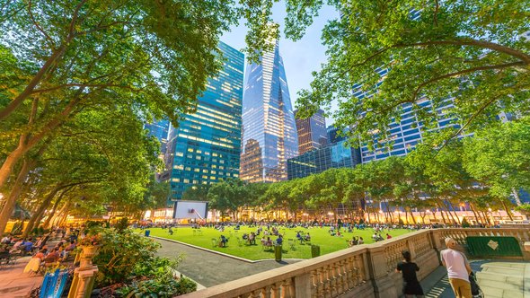 Bryant park, New York door GagliardiPhotography (bron: Shutterstock)