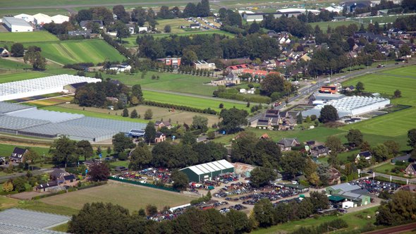 Luchtfoto van Teuge door Remco de Wit (bron: Shutterstock)