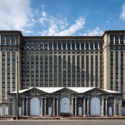 Michigan Central Station in Detroit, Verenigde Staten door Kenishirotie (bron: Shutterstock)