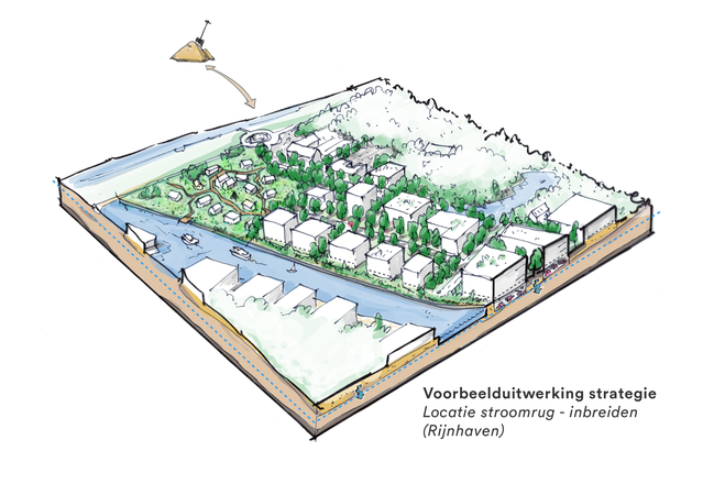 Voorbeelduitwerking Rijnhaven door BoschSlabbers (bron: BoschSlabbers)