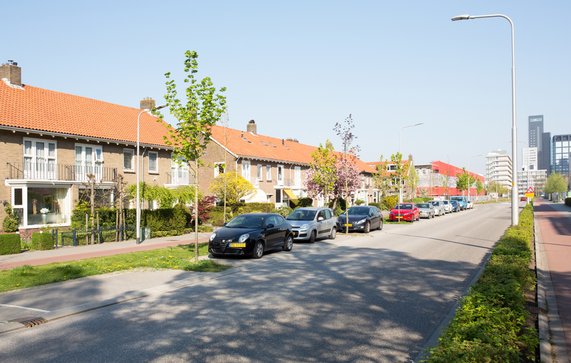 Rijtjeshuizen in Leeuwarden door Fortgens Photography (bron: Shutterstock)