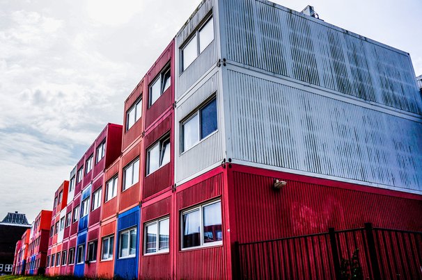 flexwoningen in Amsterdam door Gareth Lowndes (bron: shutterstock)