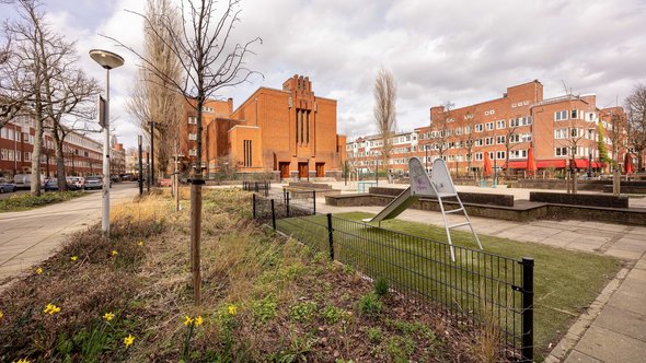 Jan Mayenplein door Sanne Couprie (bron: Gemeente Amsterdam)