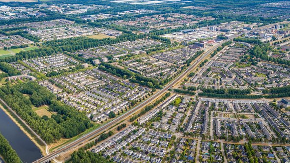 Nederland drone foto door Original Mostert (bron: Shutterstock)