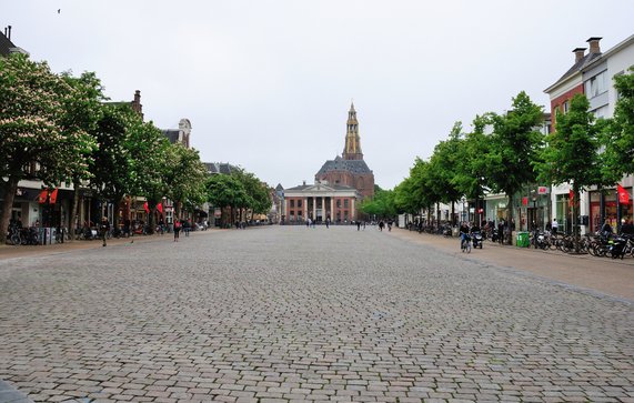 Vismarkt, Groningen door Nina Alizada (bron: shutterstock)