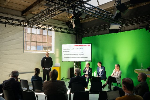 Sessie Klimaatadaptatie & GO door Sander van Wettum (bron: Stichting Kennis Gebiedsontwikkeling)