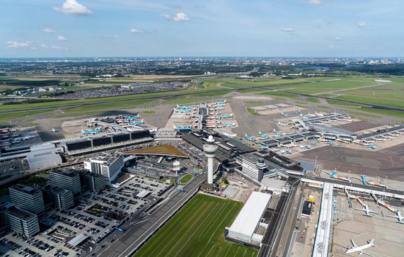 Schiphol, Haarlemmermeer door Aerovista Luchtfotografie (bron: shutterstock.com)