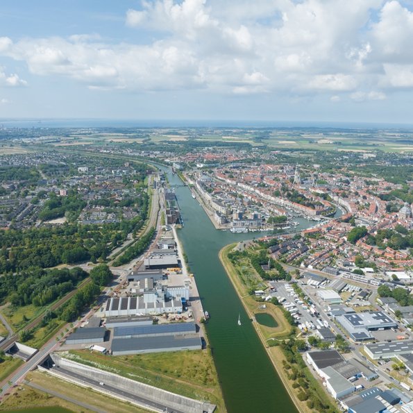 Middelburg, Zeeland door Make more Aerials (bron: shutterstock)