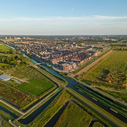 Luchtfoto van Amesfoort door Fotos1501gpr (bron: Shutterstock)