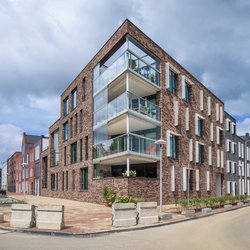 Appartementencomplex Veemarkt Utrecht door TonyV3112 (bron: Shutterstock)