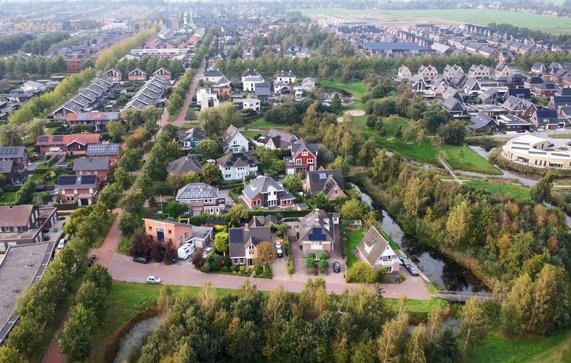 Drone beeld van Skoatterwâld door Gemeente Heerenveen (bron: Gemeente Heerenveen)