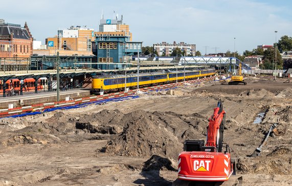 Renovatie aan het spoor door Steven Klaassens (bron: Shutterstock)