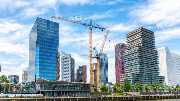 Bouwplaats Rotterdam, Zuid-Holland door Atosan (bron: Shutterstock)