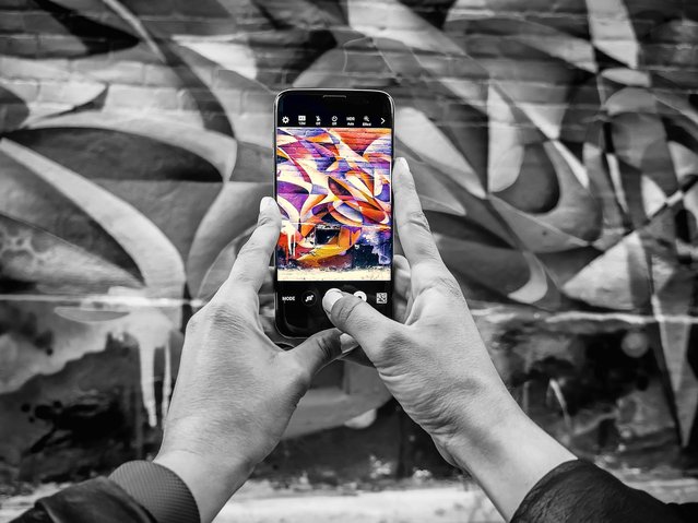 Vermenging straatkunst en sociale media door Pixabay (bron: Pixabay)