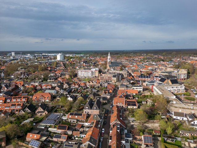 Luchtfoto Nijkerk door Remke Luitjes (bron: Shutterstock)