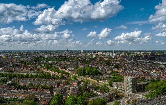 Luchtfoto van Groningen door Skitterphoto (bron: Pixabay)