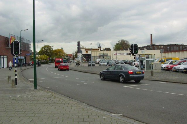 De oude situatie in Veenendaal Brouwerspoort door Gemeente Veenendaal (bron: Gemeente Veenendaal)