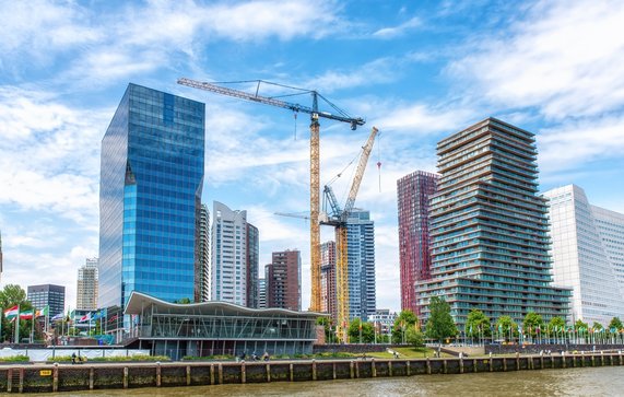 Bouwplaats Rotterdam, Zuid-Holland door Atosan (bron: Shutterstock)