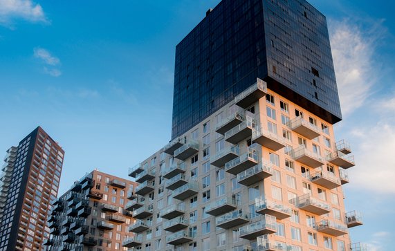 Appartementencomplex, Spijkenisse door Olena Tselykh (bron: shutterstock)