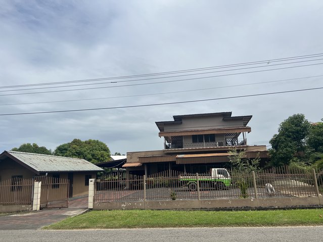 Het huis van Jagernath Lachmon in Zorg en Hoop. door Reann Kersenhout (bron: Reann Kersenhout)