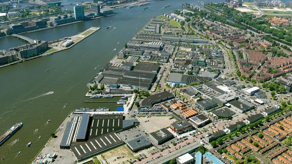 Hamerkwartier Luchtfoto door Gemeente Amsterdam (bron: Gemeente Amsterdam)