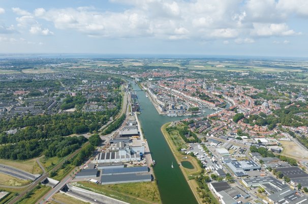 Middelburg, Zeeland door Make more Aerials (bron: shutterstock)