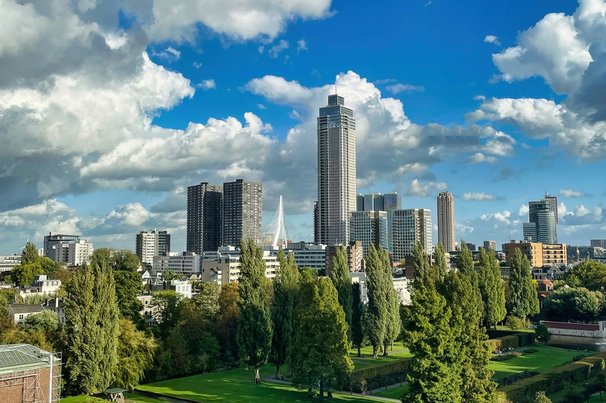 Skyline van Rotterdam door oliverdelahaye (bron: Shutterstock)