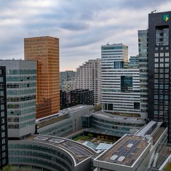 Zuidas Amsterdam door De Jongh Photography (bron: Shutterstock)