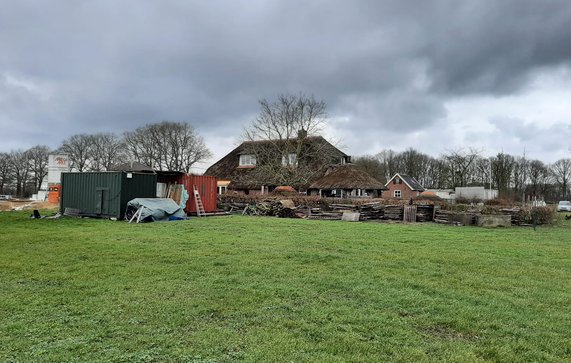 De boerderij in Lettele door Daan van Riet (bron: Daan van Riet)