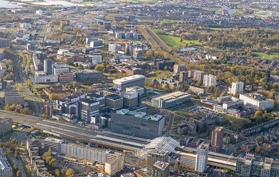 Luchtfoto van het Leiden Bio Science Park, onderdeel van één van de projecten van de Verstedelijkingsalliantie. door Verstedelijkingsalliantie (bron: Verstedelijkingsalliantie)