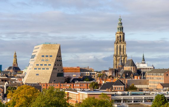 Stadsgezicht Groningen door Lars Fortuin (bron: shutterstock.com)