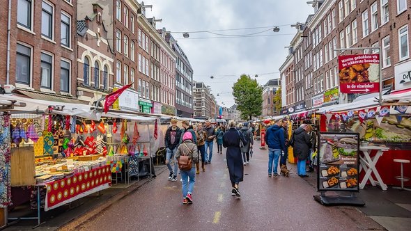 Albert Cuyp Markt, Amsterdam door Kiev.Victor (bron: Shutterstock)