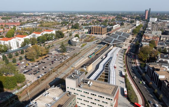 Spoorzone Tilburg 2020 door Gerdien Wolthaus Paauw (bron: Gebiedsontwikkeling.nu)