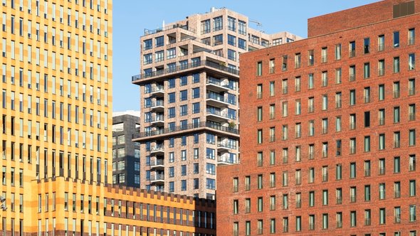 Zuidas, Amsterdam door Wolf-photography (bron: Shutterstock)