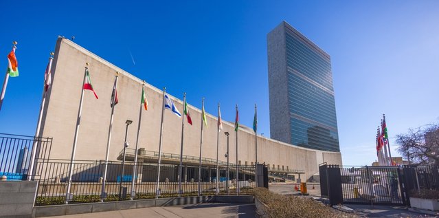 United Nations headquarter in New York door 4kclips (bron: shutterstock)