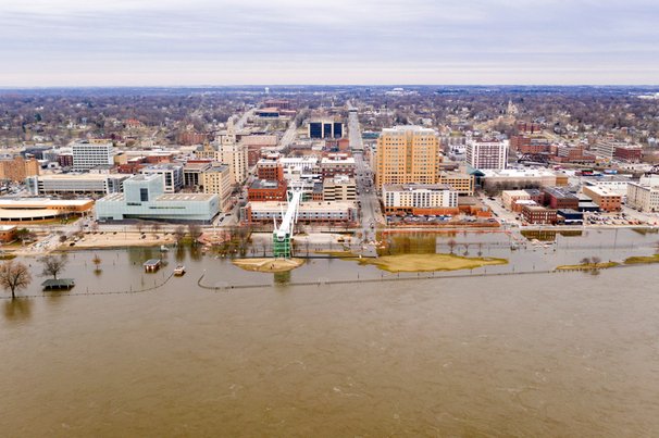 Davenport Iowa in 2019 door Real Window Creative (bron: Shutterstock)
